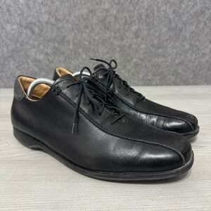Coach Corwin Mens Sz 11.5 Black Leather Lace Up Dress Shoes Oxfords B4210 Italy